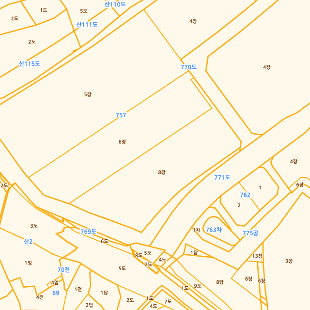 전라남도 함평군 학교면 마산리 757-8 지적도