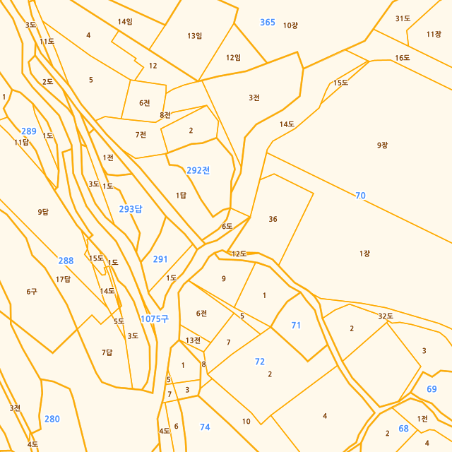 경기도 화성시 장안면 수촌리 70-6 지적도