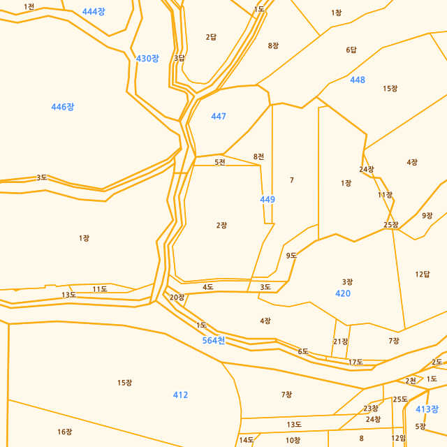 경기도 광주시 목동 449-2 지적도