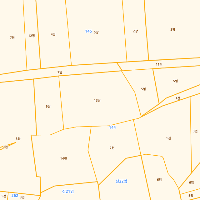 경기도 포천시 영북면 야미리 144-13 지적도