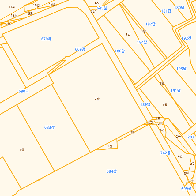 충청북도 음성군 원남면 상당리 683-2 지적도