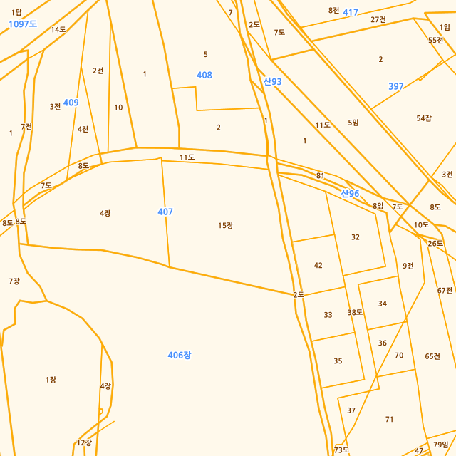 충청북도 음성군 삼성면 양덕리 407-15 지적도