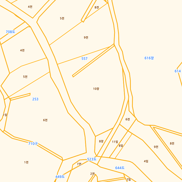 충청북도 음성군 삼성면 능산리 557-10 지적도