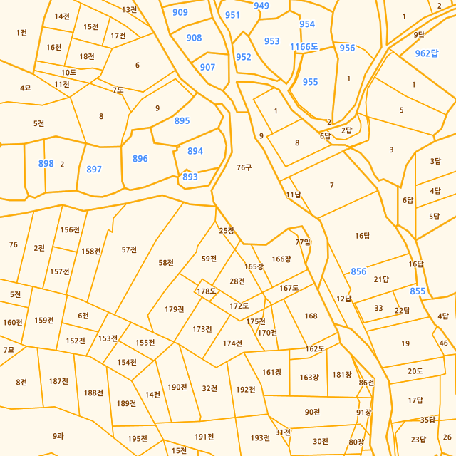 경상북도 김천시 삼락동 891-25 지적도