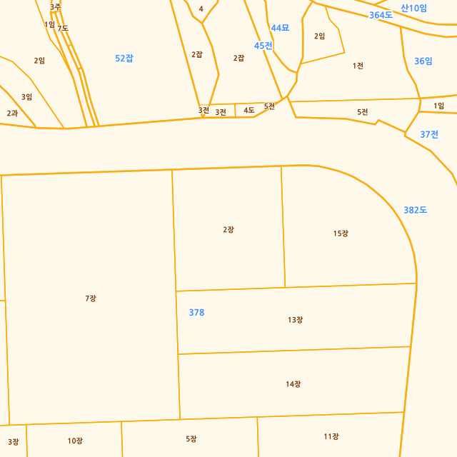 경상북도 경산시 자인면 교촌리 378-2 지적도
