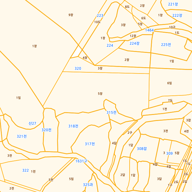 경상북도 성주군 선남면 도흥리 320-5 지적도