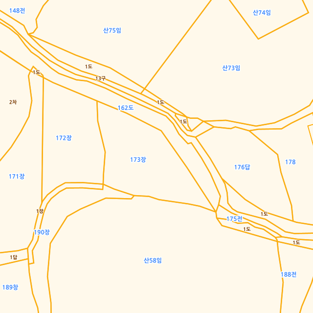 경상남도 진주시 지수면 금곡리 173 지적도