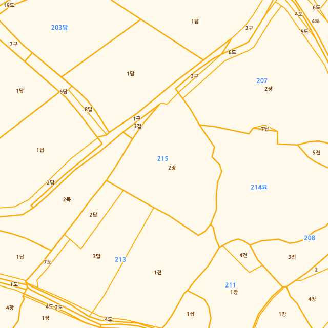 경상남도 김해시 한림면 가산리 215-2 지적도