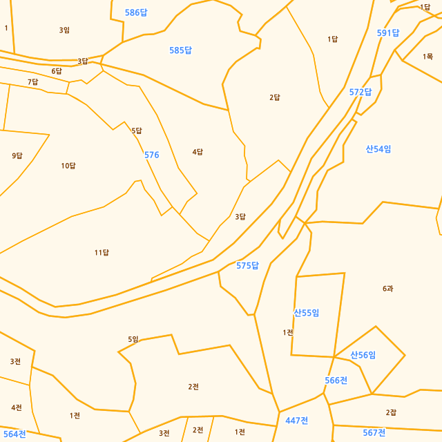 경상남도 거제시 둔덕면 학산리 576-3 지적도