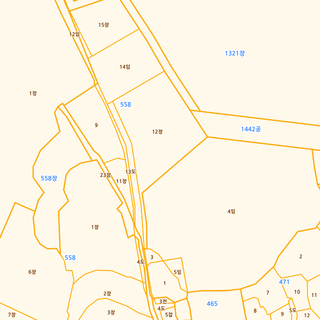 전북특별자치도 익산시 왕궁면 흥암리 558-12 지적도