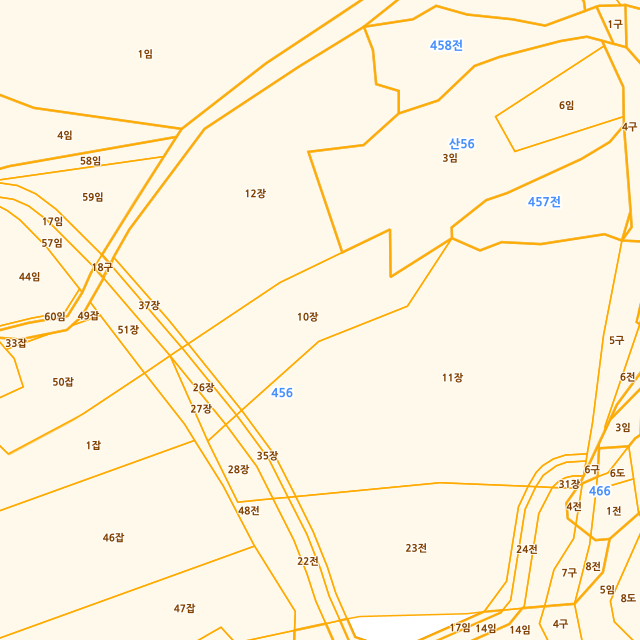 전북특별자치도 남원시 이백면 효기리 456-10 지적도